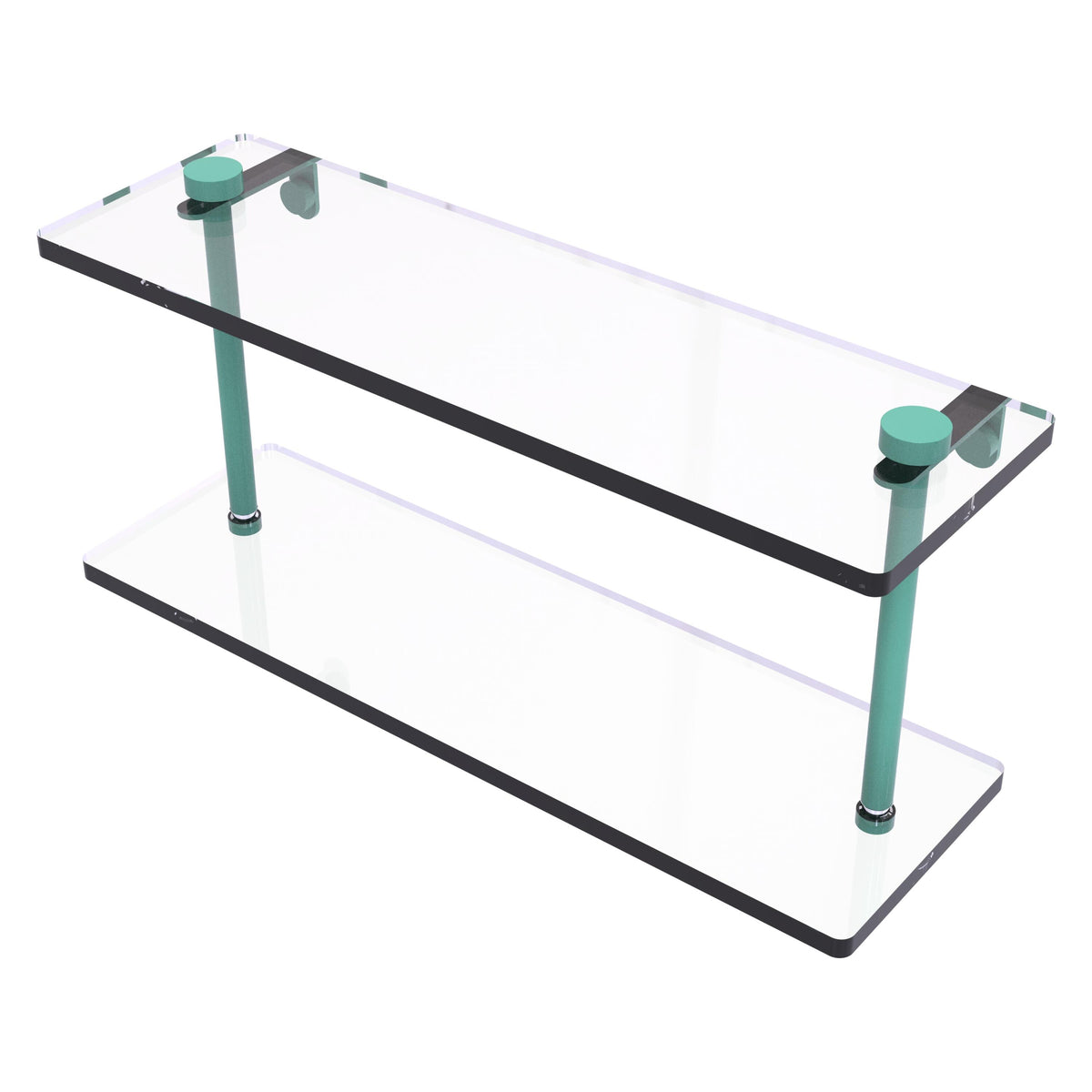 Two Tiered Glass Shelf