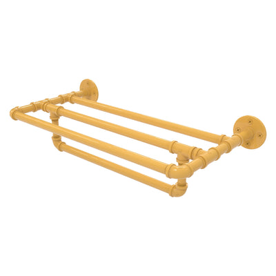 Pipeline Collection Wall Mounted Towel Shelf with Towel Bar