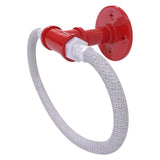 Pipeline Towel Ring with Stainless Steel Braided Ring