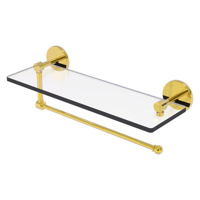 Prestige Skyline Collection Paper Towel Holder with Glass Shelf