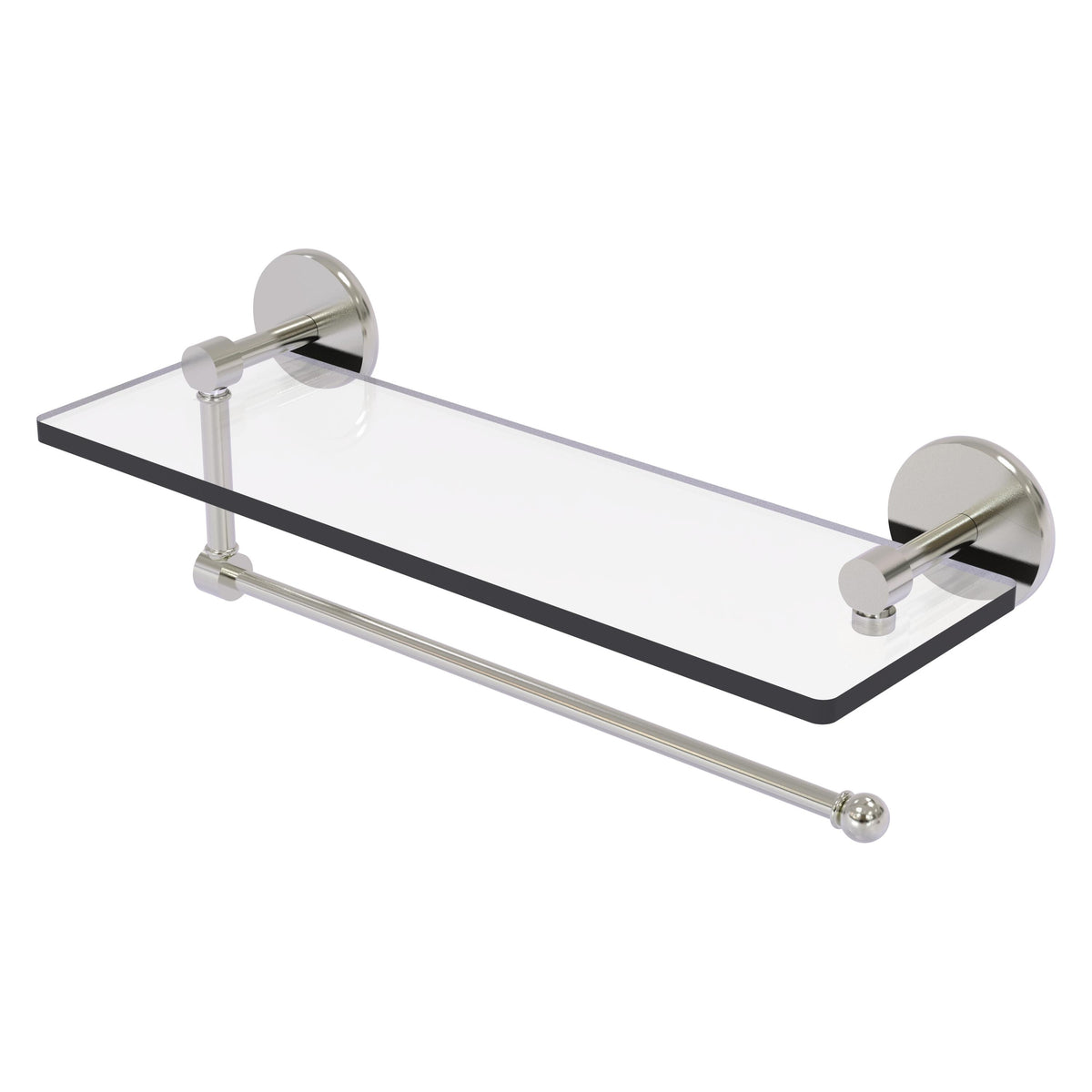 Prestige Skyline Collection Paper Towel Holder with Glass Shelf
