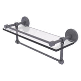 Prestige Skyline Collection Gallery Glass Shelf with Towel Bar