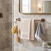 Prestige Skyline Collection Towel Bar with Integrated Hooks
