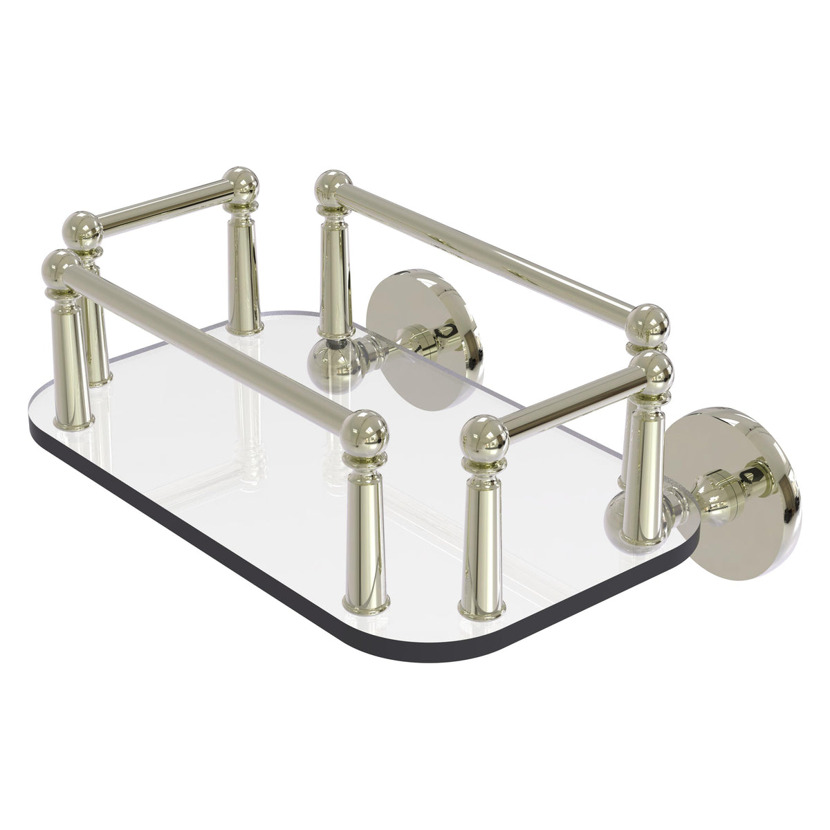Prestige Skyline Collection Wall Mounted Glass Guest Towel Tray