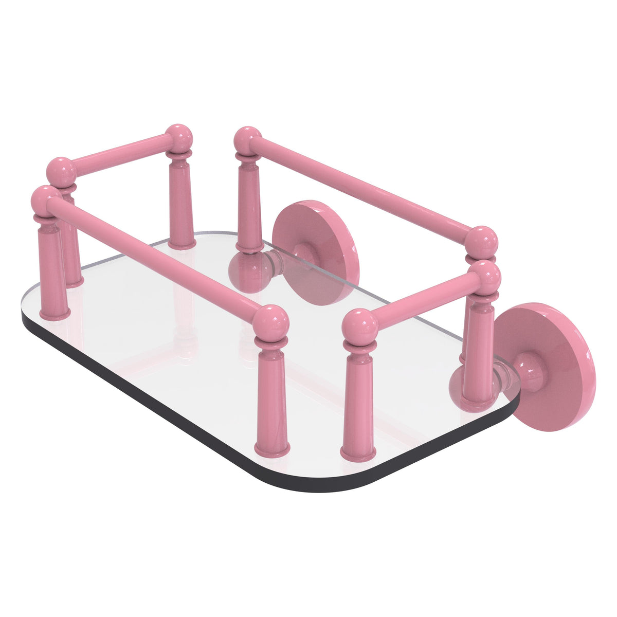 Prestige Skyline Collection Wall Mounted Glass Guest Towel Tray