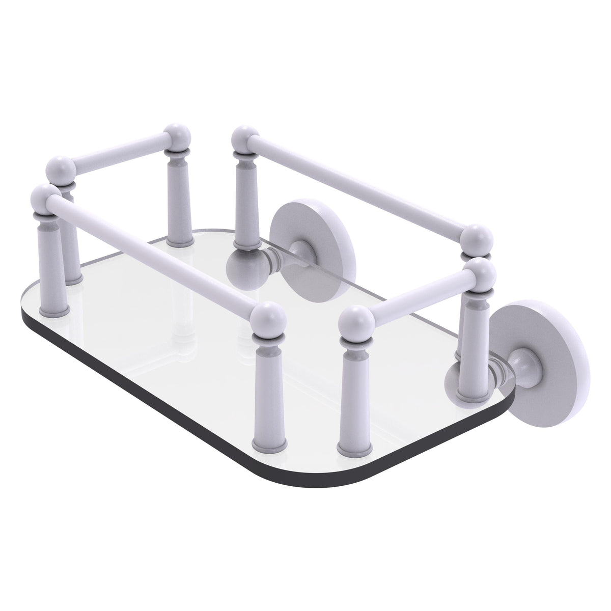 Prestige Skyline Collection Wall Mounted Glass Guest Towel Tray