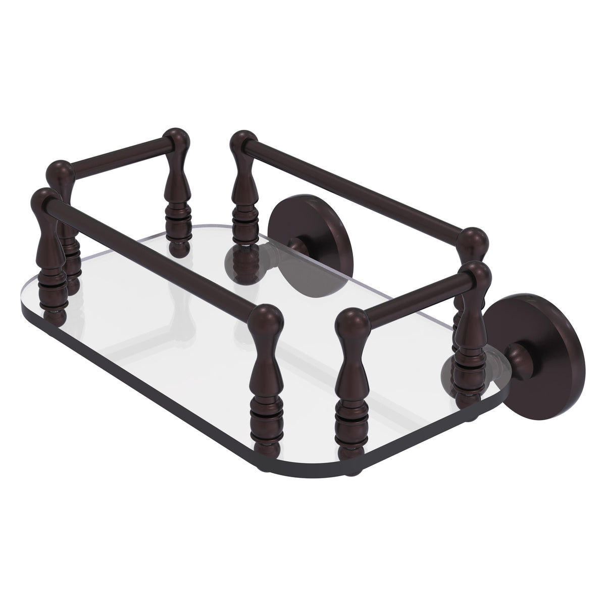 Prestige Skyline Collection Wall Mounted Glass Guest Towel Tray