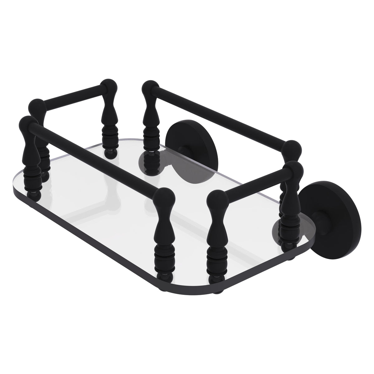 Prestige Skyline Collection Wall Mounted Glass Guest Towel Tray