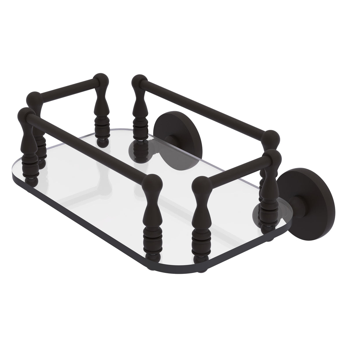 Prestige Skyline Collection Wall Mounted Glass Guest Towel Tray