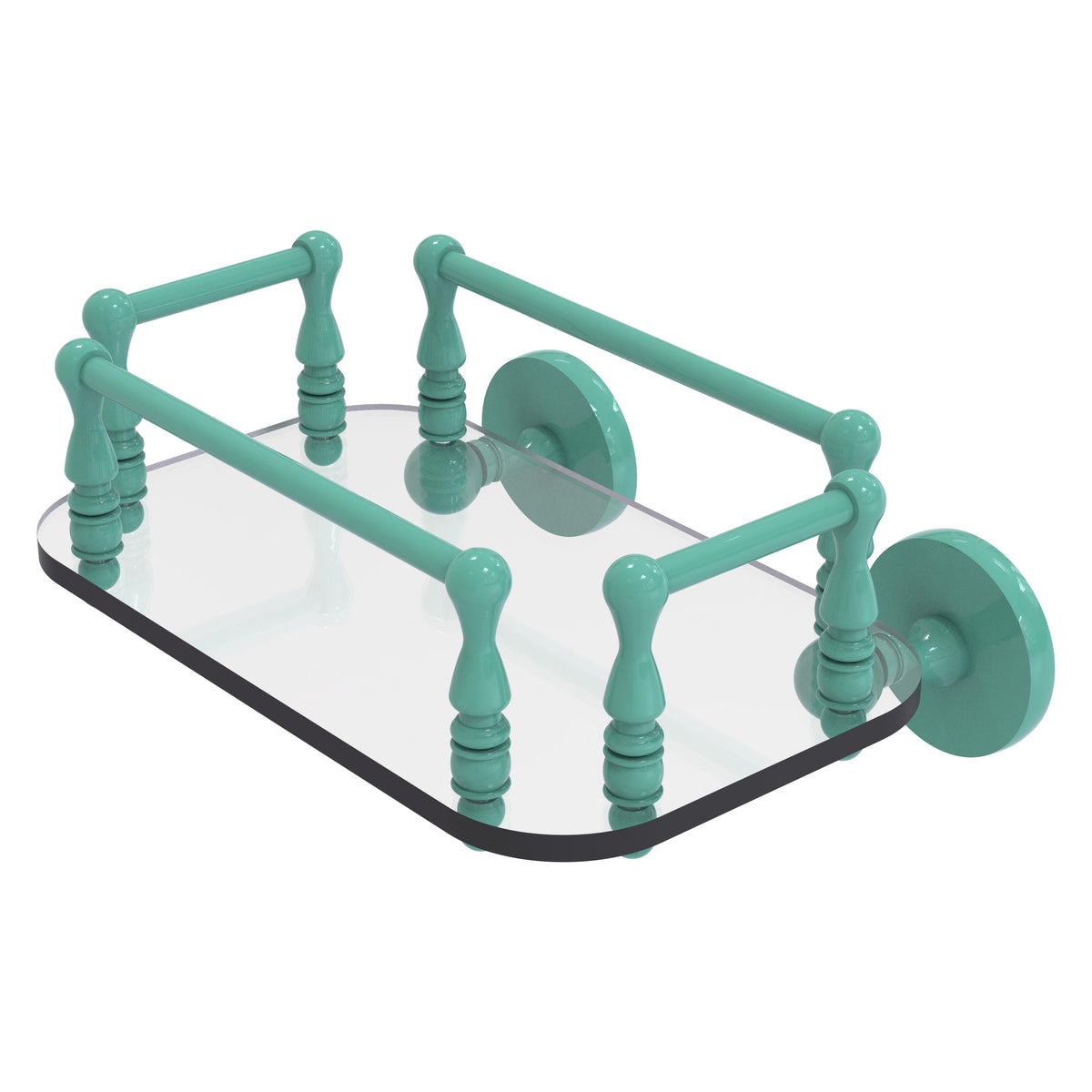 Prestige Skyline Collection Wall Mounted Glass Guest Towel Tray