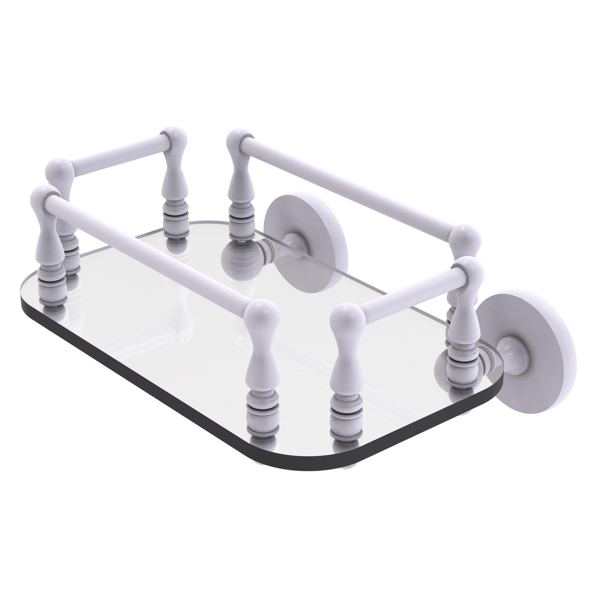 Prestige Skyline Collection Wall Mounted Glass Guest Towel Tray