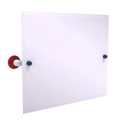 Patriotic Pipeline Collection Landscape Rectangular Wall Mounted Tilt Mirror