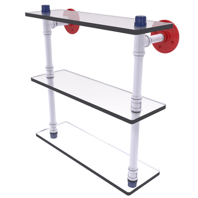 Patriotic Pipeline Collection Triple Glass Shelf