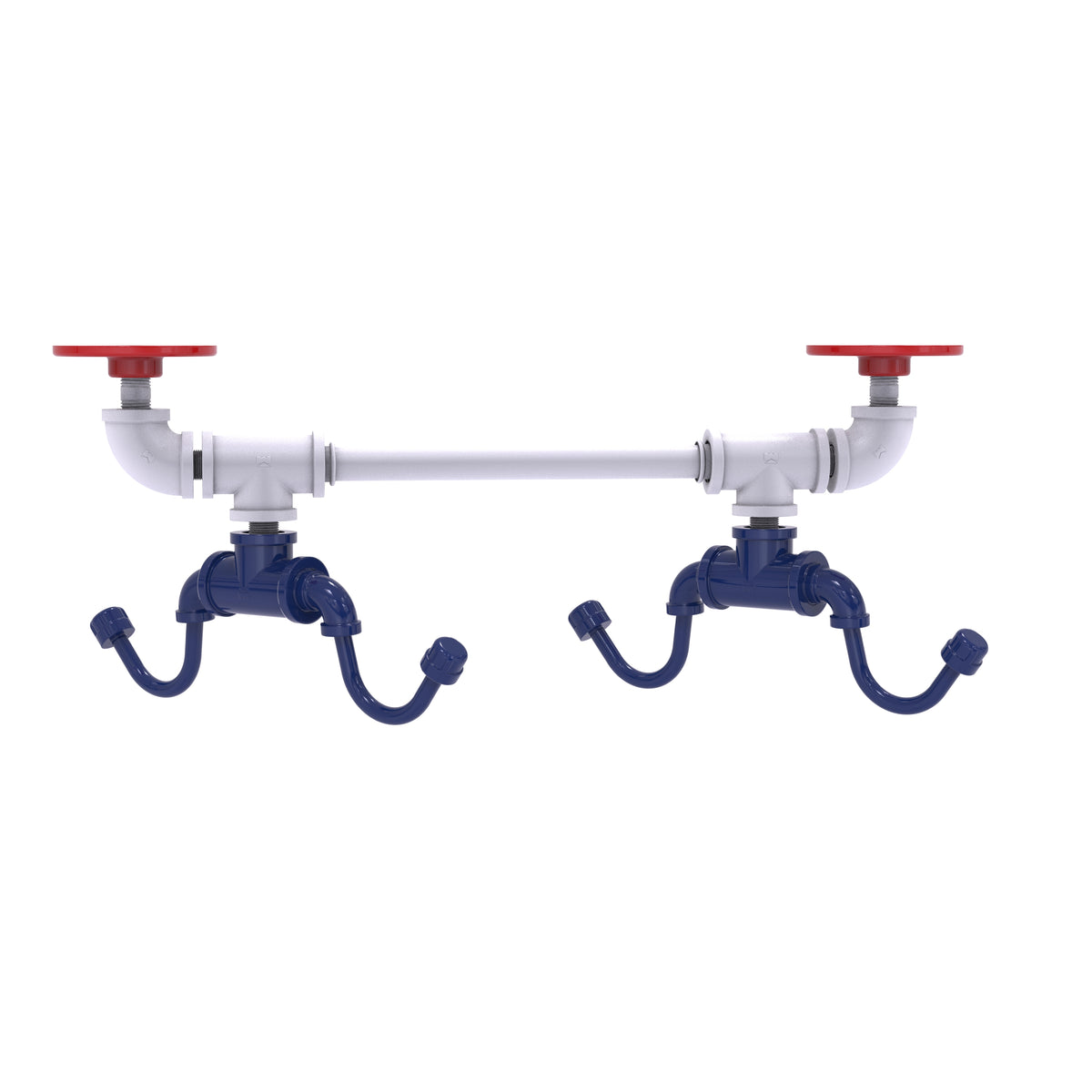Patriotic Pipeline Collection Under Cabinet 4 Coffee Mug Rack