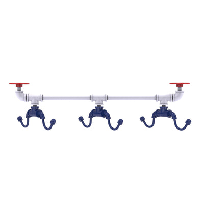 Patriotic Pipeline Collection Under Cabinet 6 Coffee Mug Rack