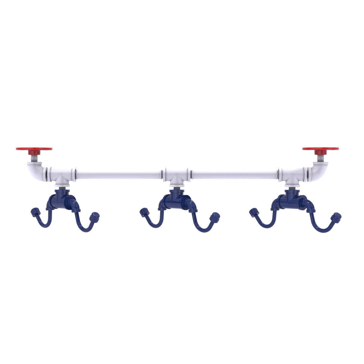 Patriotic Pipeline Collection Under Cabinet 6 Coffee Mug Rack