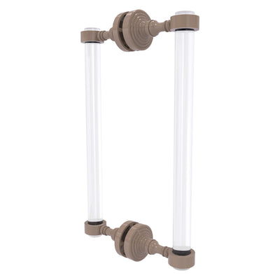 Pacific Grove Collection Back to Back Shower Door Pull with Smooth Accents