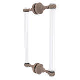 Pacific Grove Collection Back to Back Shower Door Pull with Twisted Accents