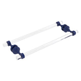 Pacific Grove Collection Back to Back Shower Door Towel Bar with Smooth Accents