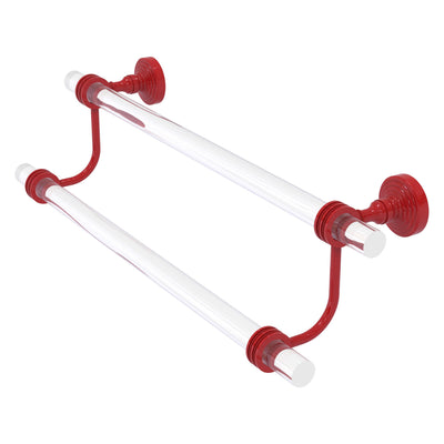 Pacific Grove Collection Double Towel Bar with Dotted Accents