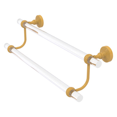 Pacific Grove Collection Double Towel Bar with Twisted Accents
