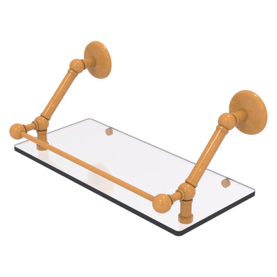 Prestige Monte Carlo Floating Glass Shelf with Gallery Rail
