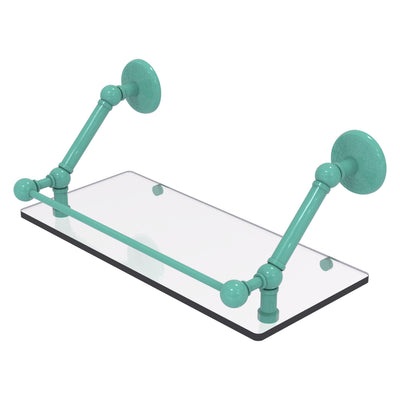 Prestige Monte Carlo Floating Glass Shelf with Gallery Rail