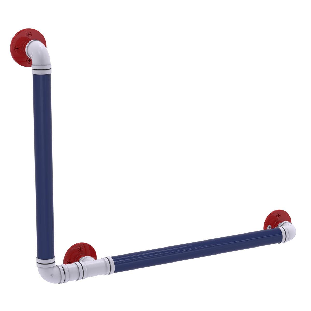 Patriotic Pipeline 90 Degree Grab Bar Left Hand