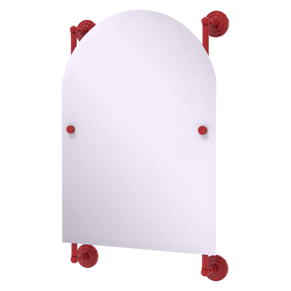 Prestige Que New Collection Arched Top Frameless Rail Mounted Mirror