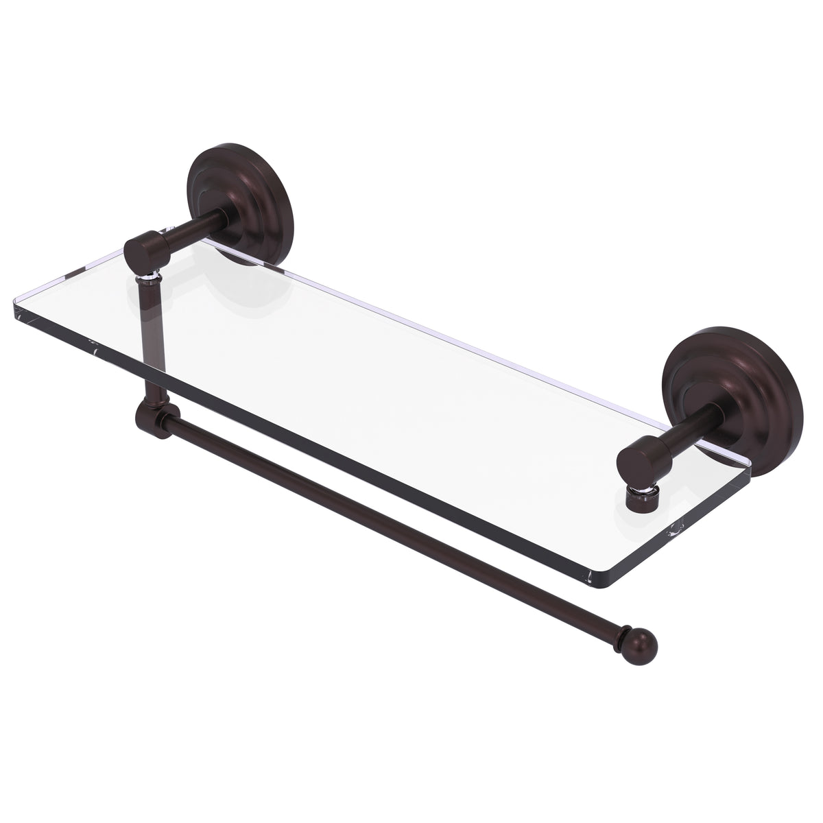 Prestige Que New Collection Paper Towel Holder with Glass Shelf