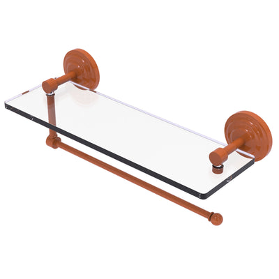 Prestige Que New Collection Paper Towel Holder with Glass Shelf