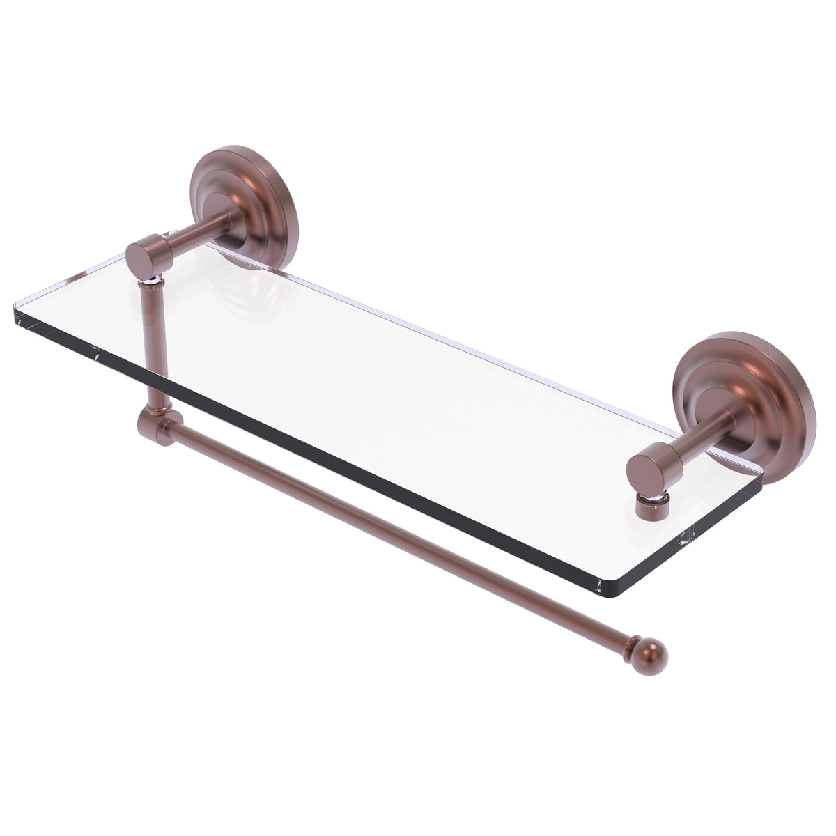 Prestige Que New Collection Paper Towel Holder with Glass Shelf