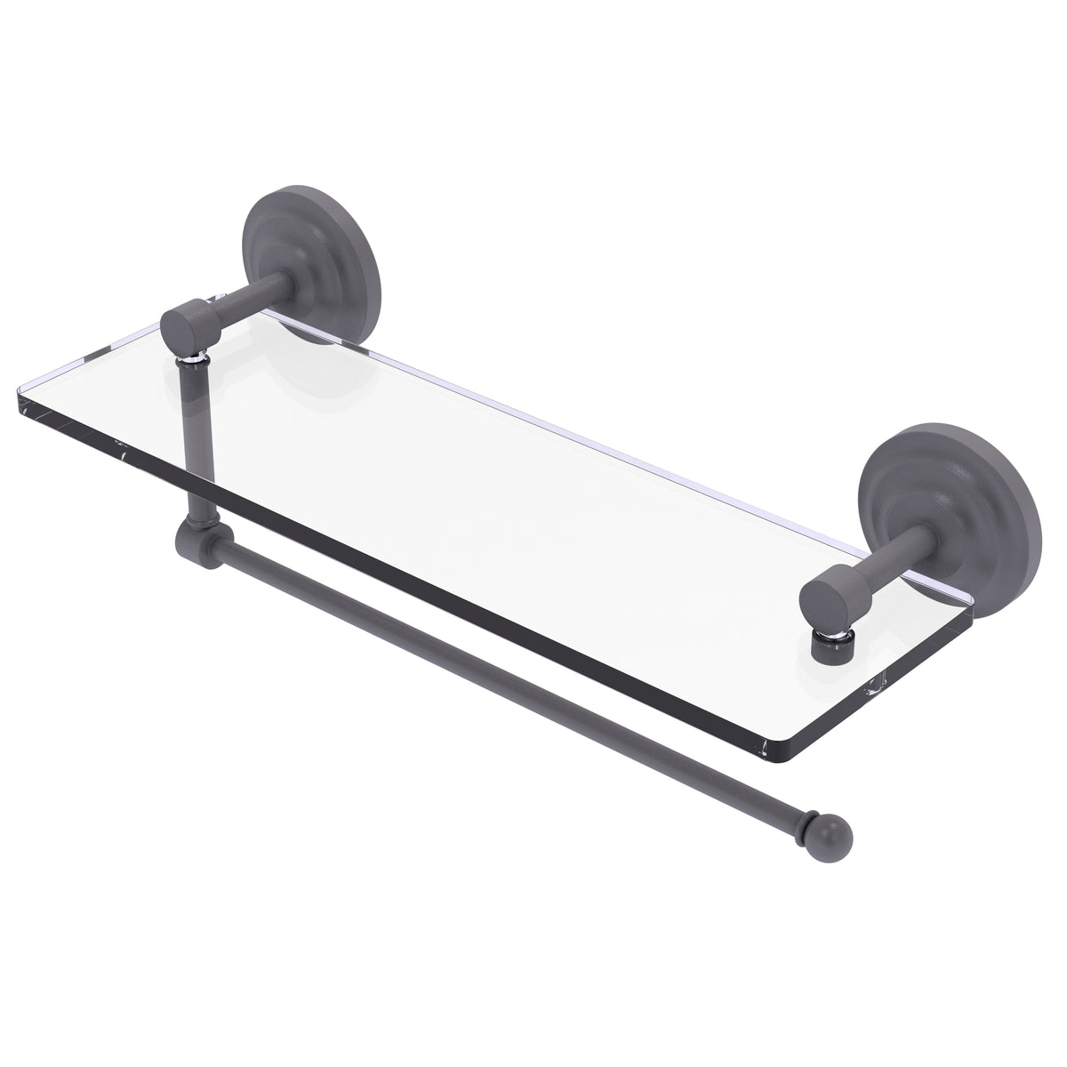 Prestige Que New Collection Paper Towel Holder with Glass Shelf