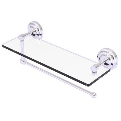 Prestige Que New Collection Paper Towel Holder with Glass Shelf