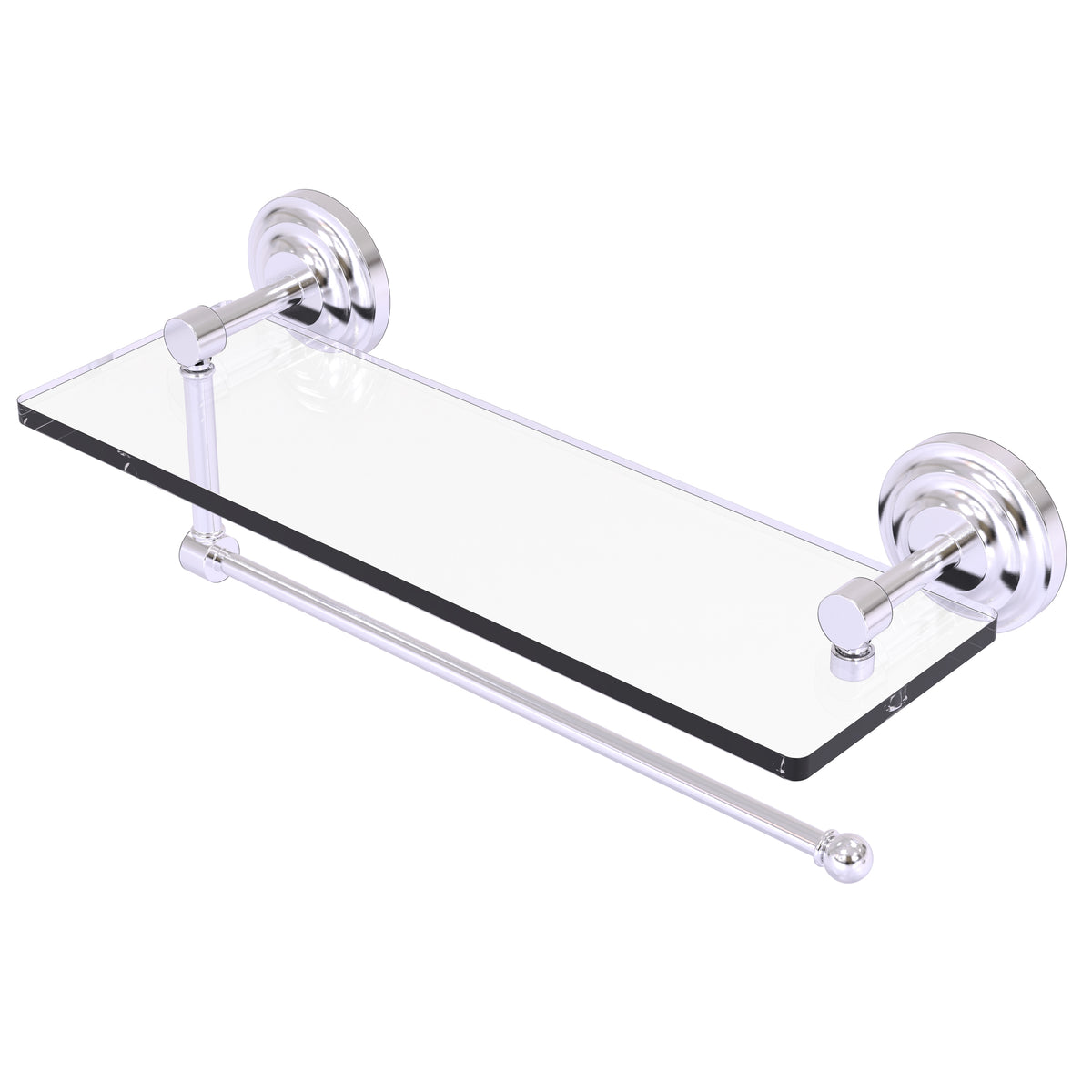 Prestige Que New Collection Paper Towel Holder with Glass Shelf