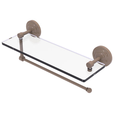 Prestige Que New Collection Paper Towel Holder with Glass Shelf