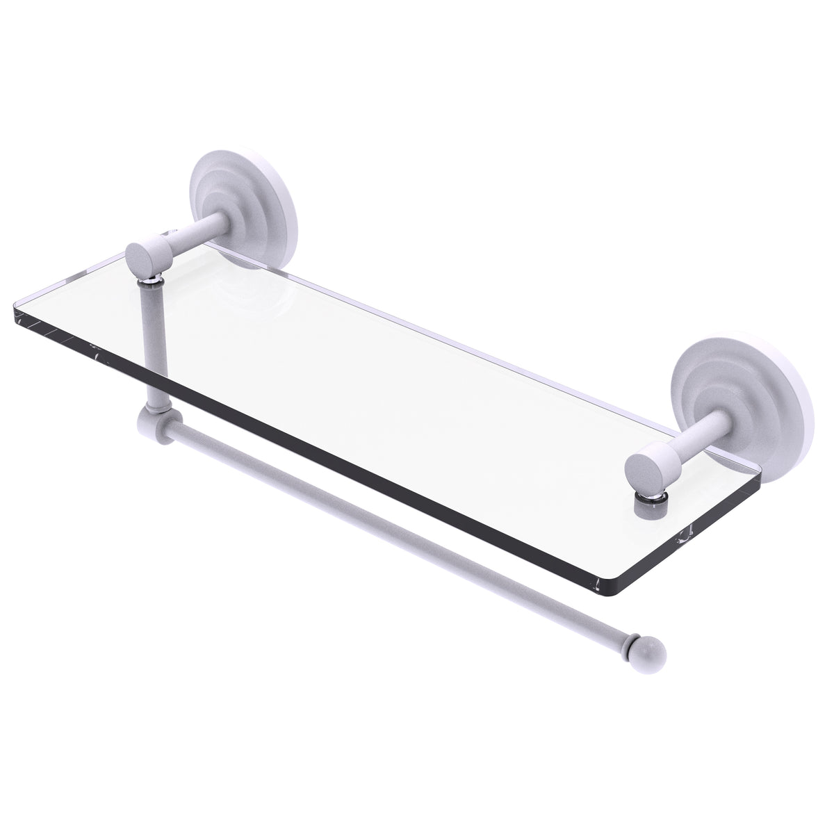 Prestige Que New Collection Paper Towel Holder with Glass Shelf