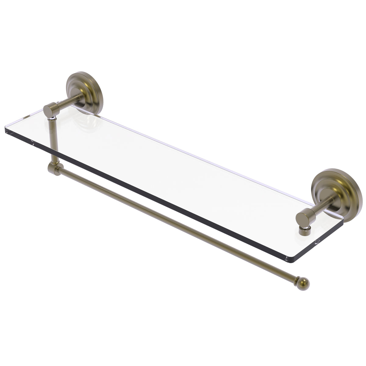 Prestige Que New Collection Paper Towel Holder with Glass Shelf