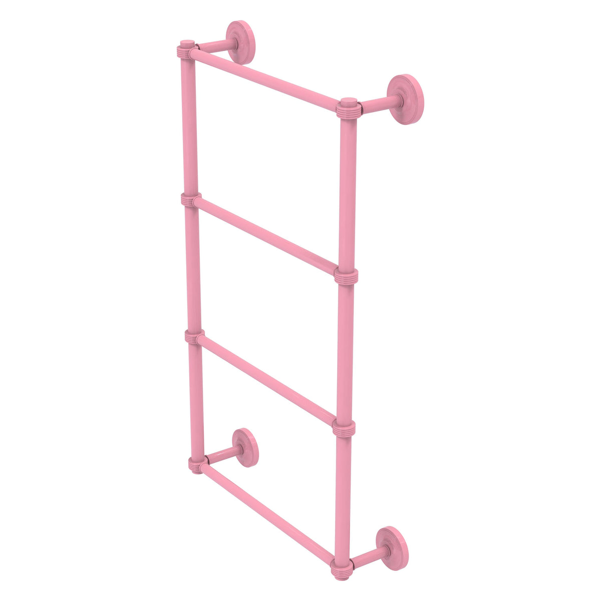 Prestige Regal Collection 4 Tier Ladder Towel Bar with Grooved Accents
