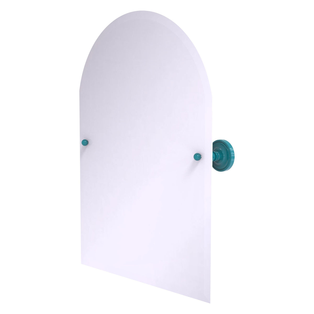 Frameless Arched Top Tilt Mirror with Beveled Edge