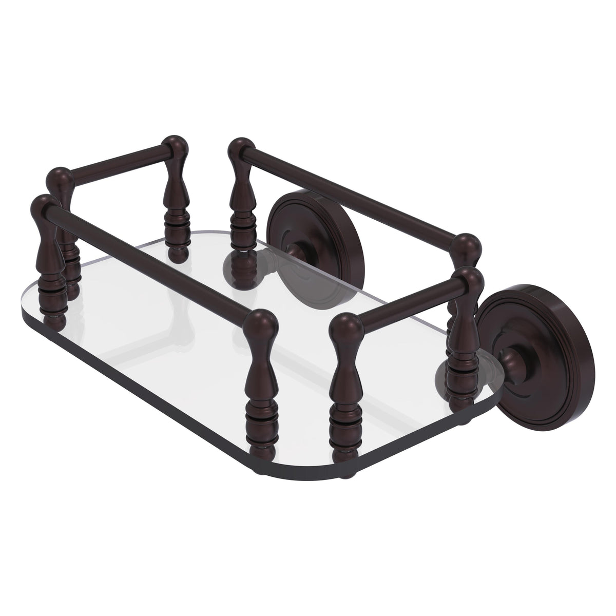Prestige Regal Collection Wall Mounted Glass Guest Towel Tray