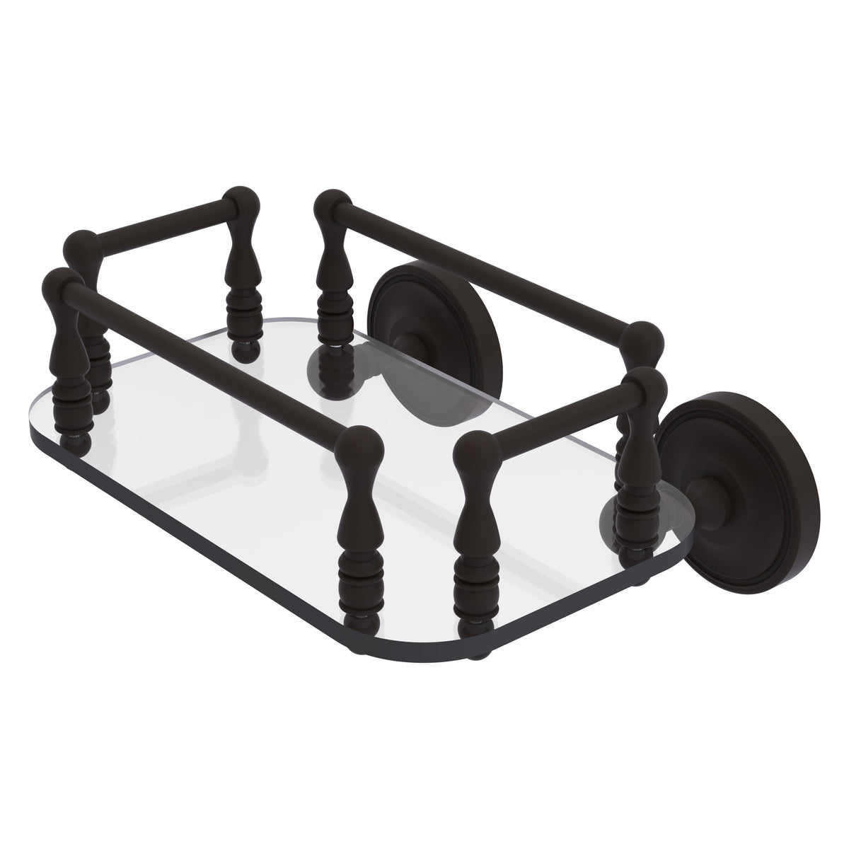 Prestige Regal Collection Wall Mounted Glass Guest Towel Tray