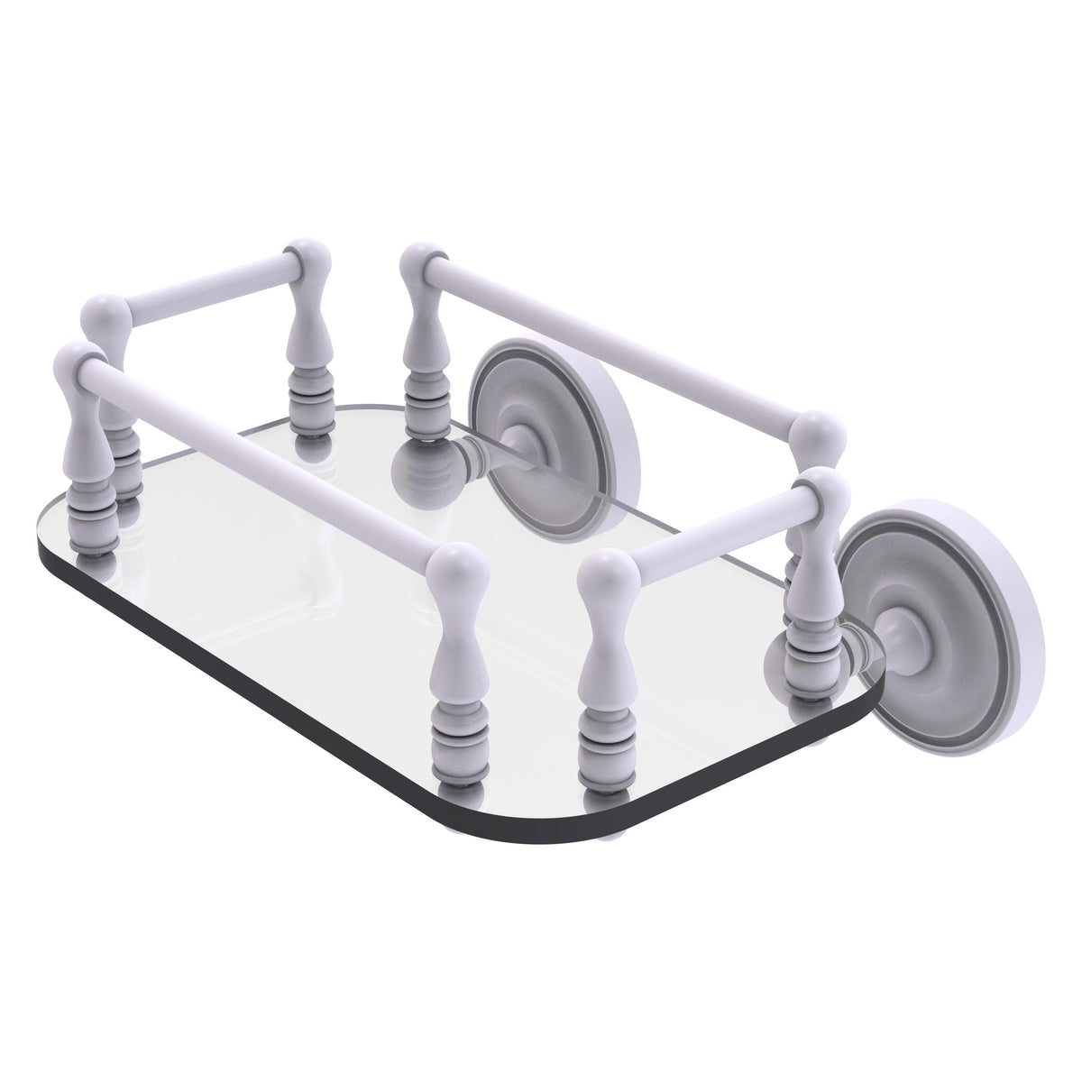 Prestige Regal Collection Wall Mounted Glass Guest Towel Tray