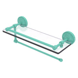 Prestige Regal Collection Paper Towel Holder with Gallery Rail Glass Shelf