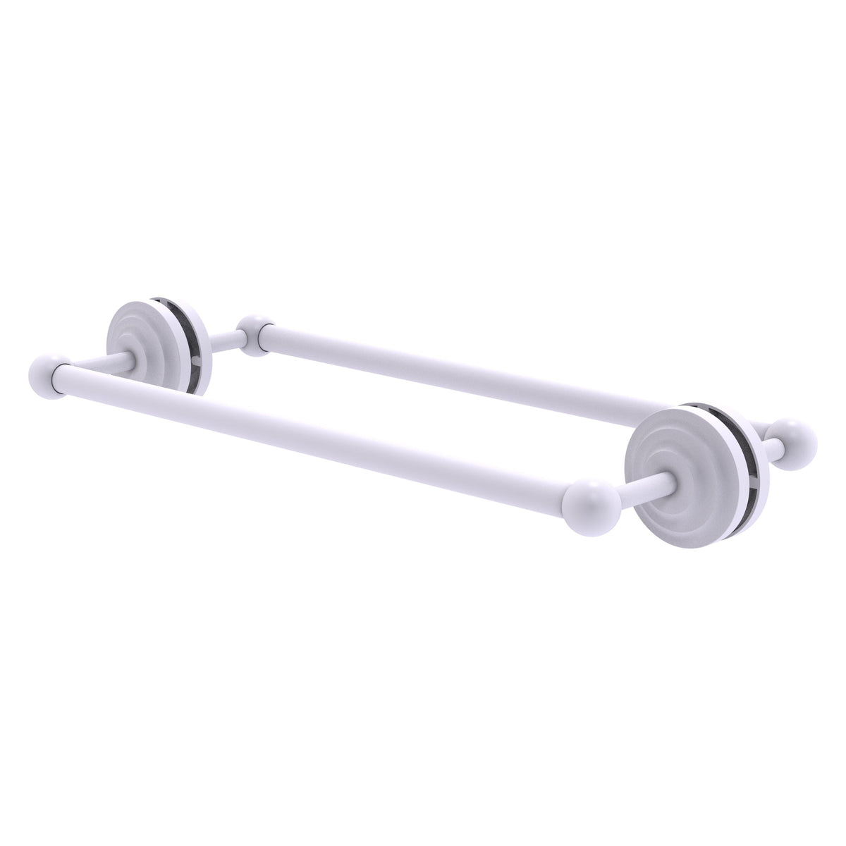 Que New Collection Back to Back Shower Door Towel Bar