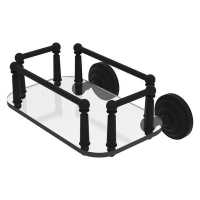 Que New Collection Wall Mounted Glass Guest Towel Tray
