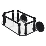 Que New Collection Wall Mounted Glass Guest Towel Tray