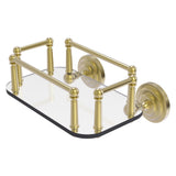 Que New Collection Wall Mounted Glass Guest Towel Tray