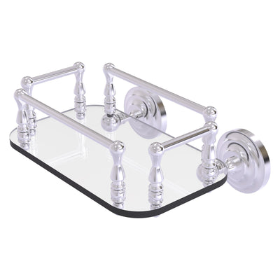 Que New Collection Wall Mounted Glass Guest Towel Tray