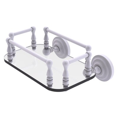Que New Collection Wall Mounted Glass Guest Towel Tray
